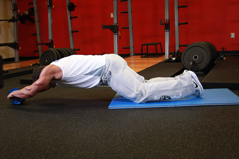 Ab Roller, end position