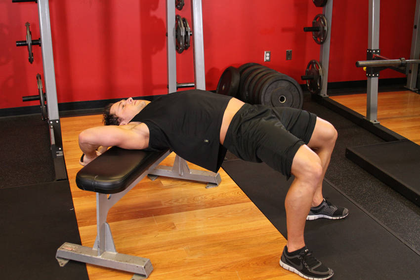 Bent-Arm Dumbbell Pullover, end position