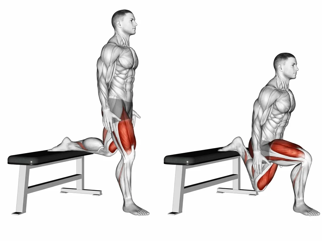 Bulgarian Split Squat (Bodyweight)