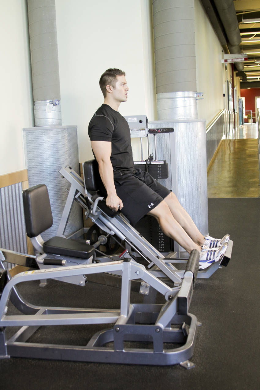 Calf Press, end position