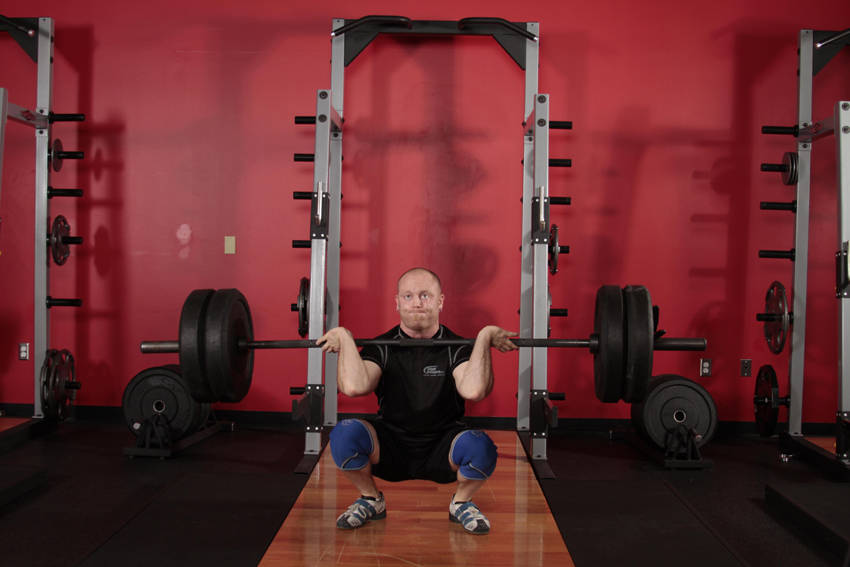 Clean and Jerk, end position