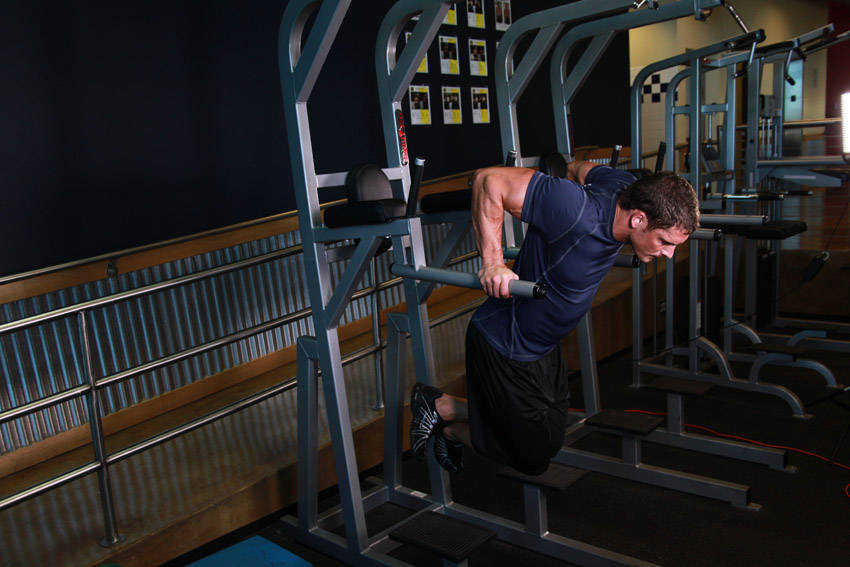 Dips - Chest Version, end position