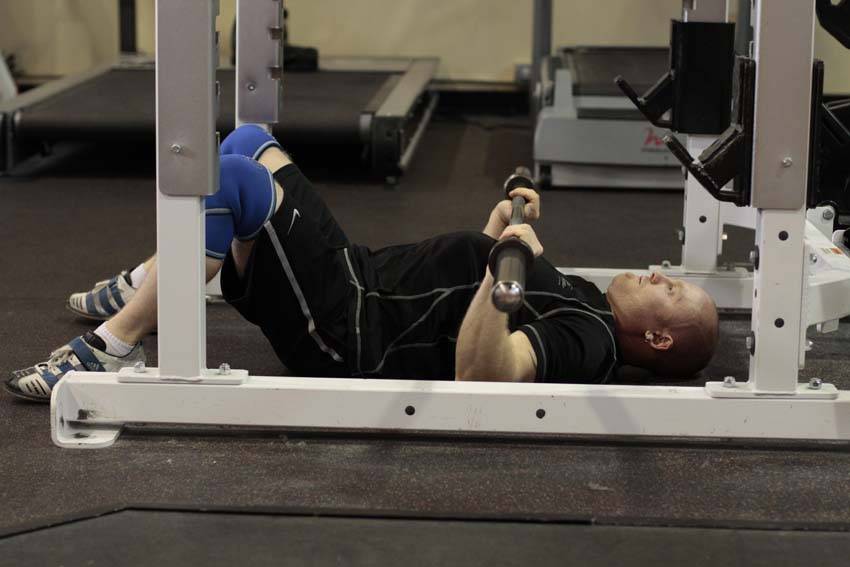 Floor Press, end position