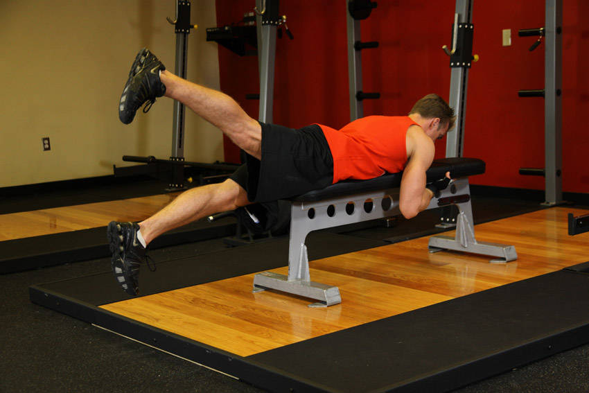 Flutter Kicks, end position