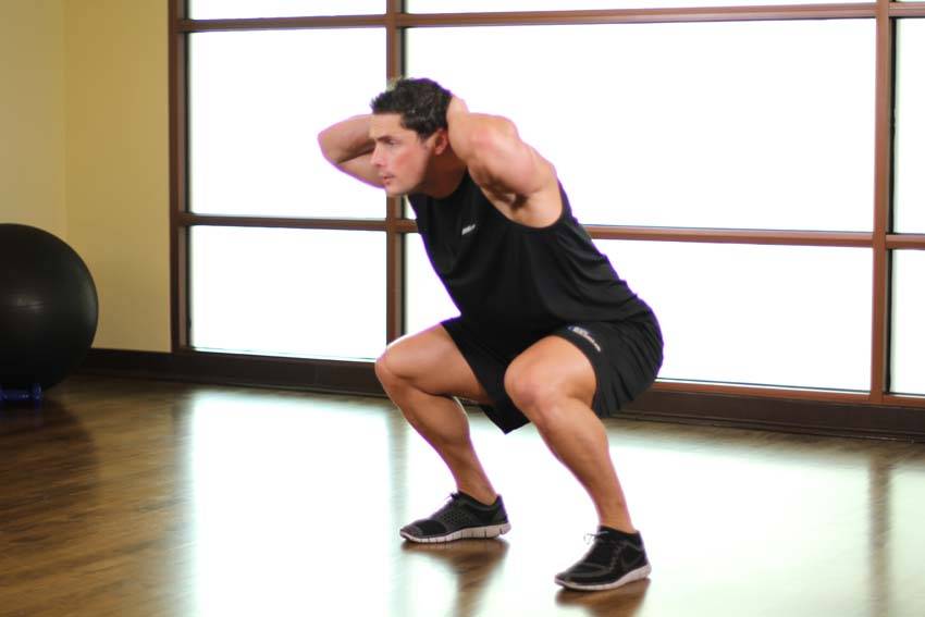 Frog Hops, end position