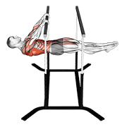 Front Lever Raise, demonstration