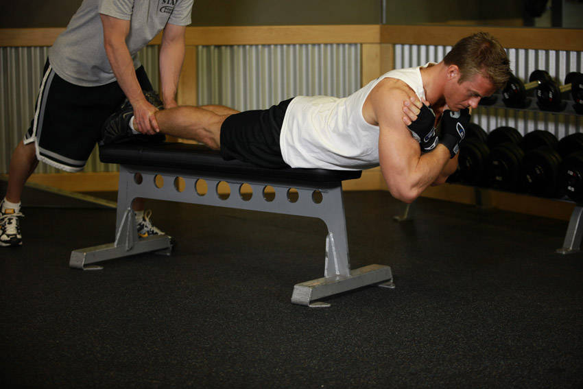 Hyperextensions With No Hyperextension Bench, end position