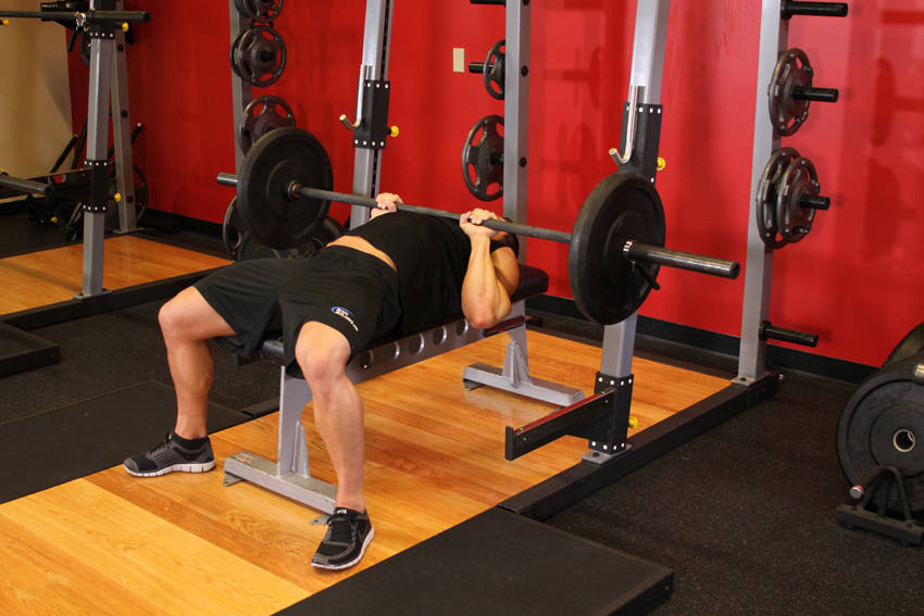 JM Press, end position