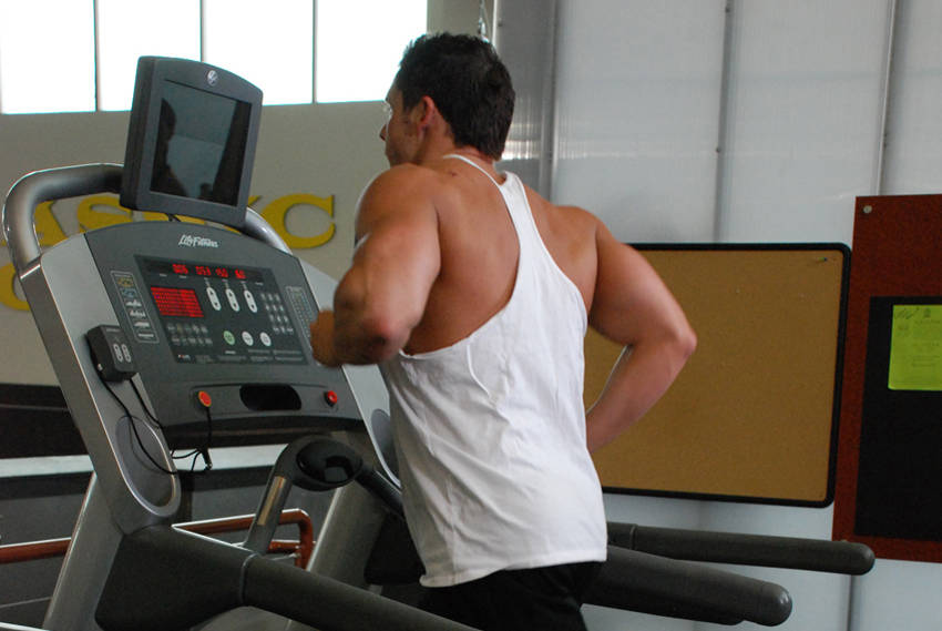Jogging, Treadmill, end position