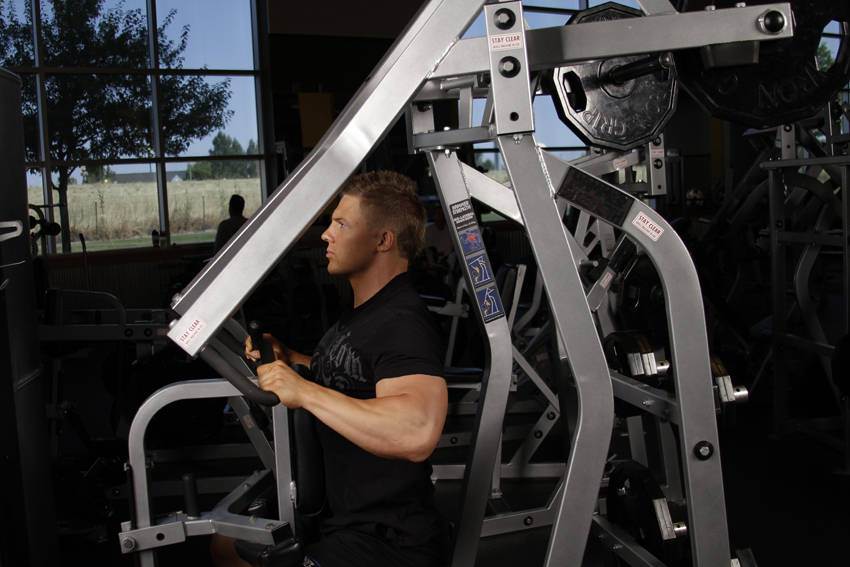 High Row (Machine), end position