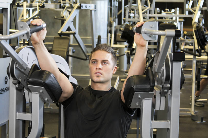 Machine Triceps Extension, end position