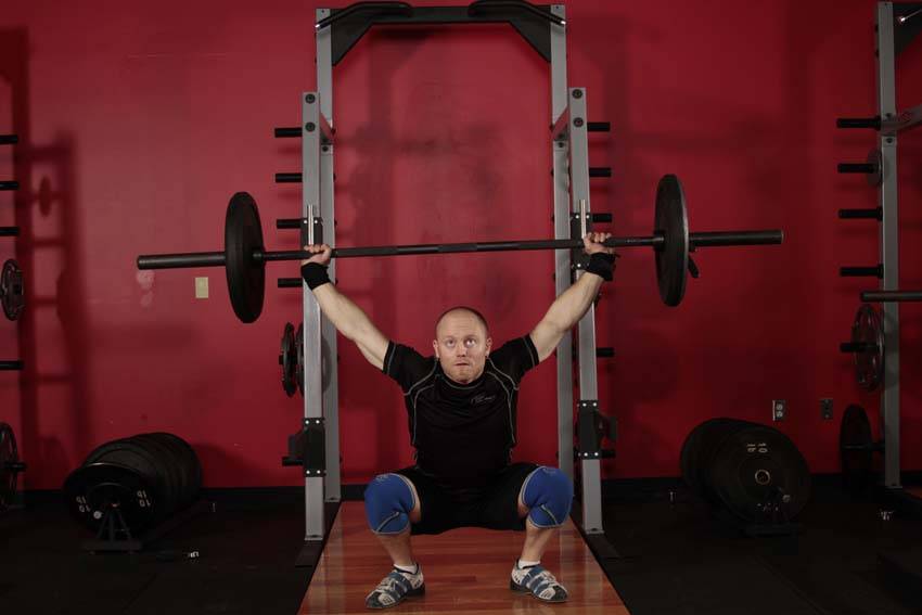 Overhead Squat, end position
