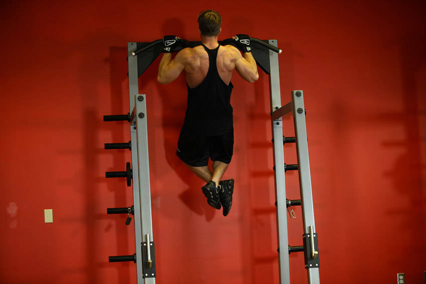 Pullups, end position