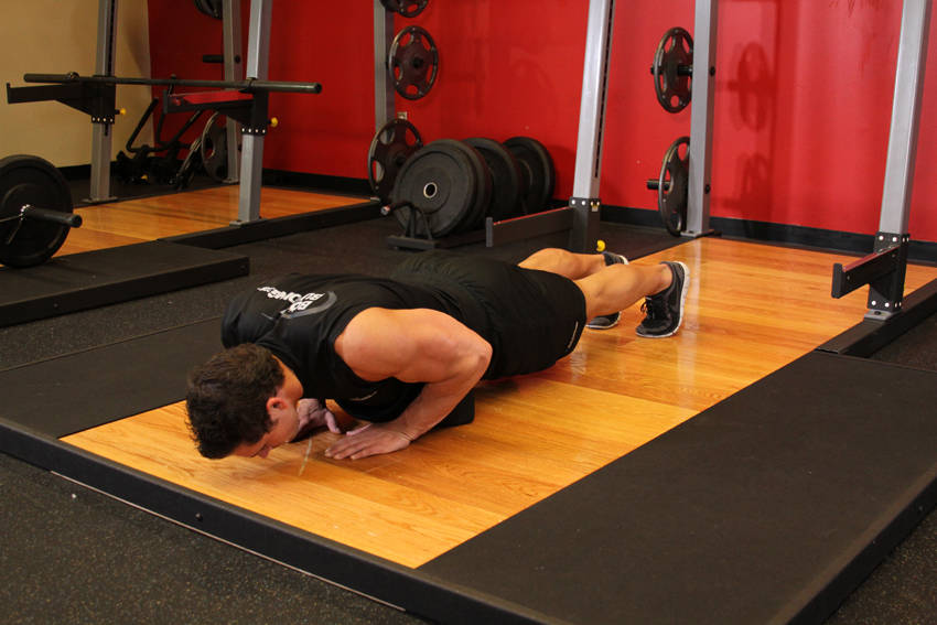 Push-Ups - Close Triceps Position, end position