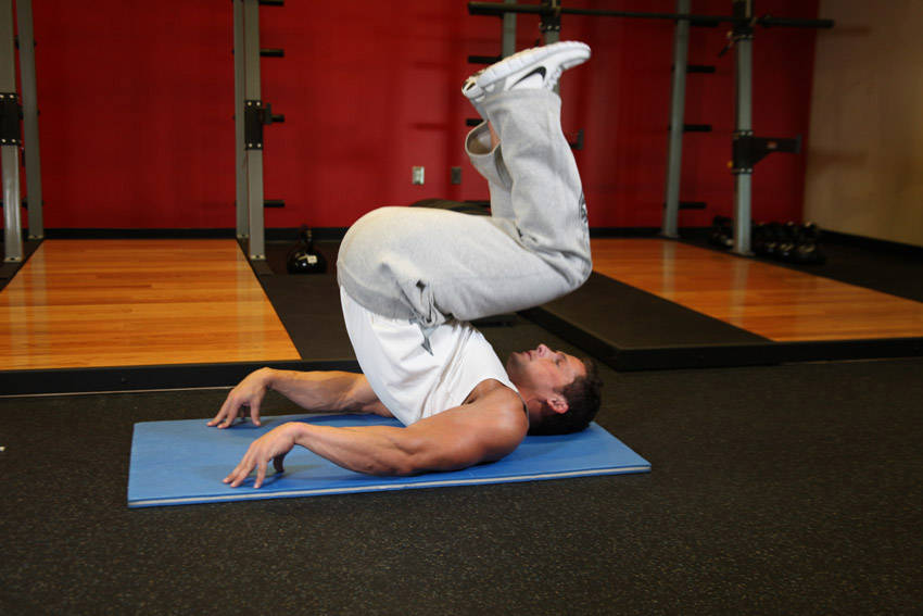 Reverse Crunch, end position
