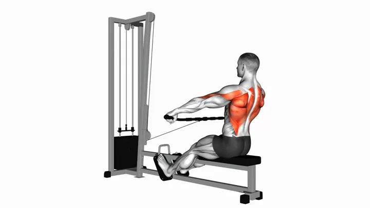 Seated Cable Row - Bar Wide Grip