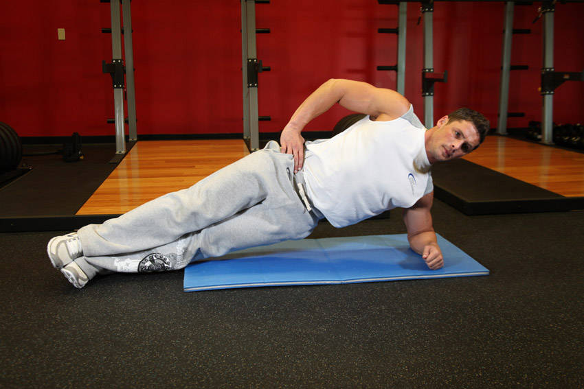 Side Bridge, end position
