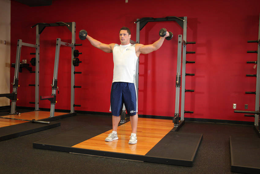 Side Lateral Raise, end position