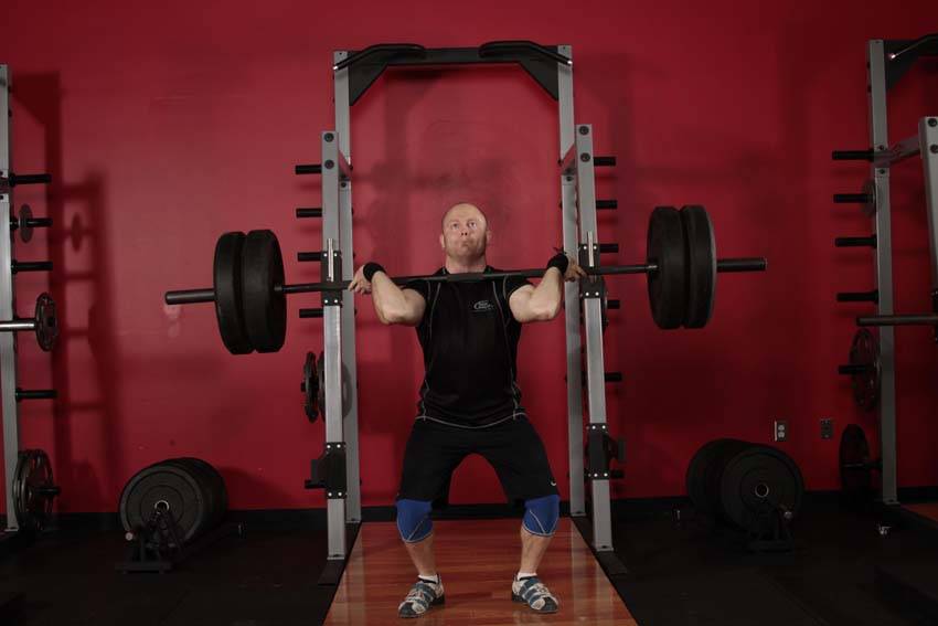 Split Jerk, end position