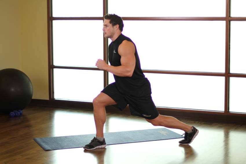 Split Squats, starting position