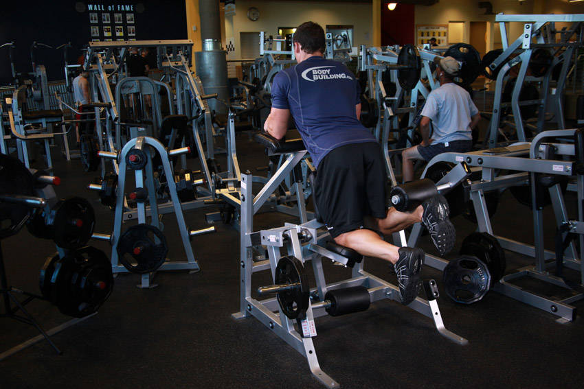 Standing Leg Curl, end position