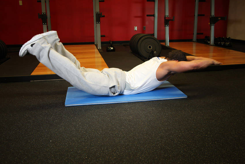 Superman, end position