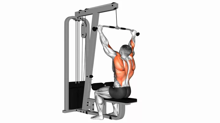 Wide-Grip Lat Pulldown