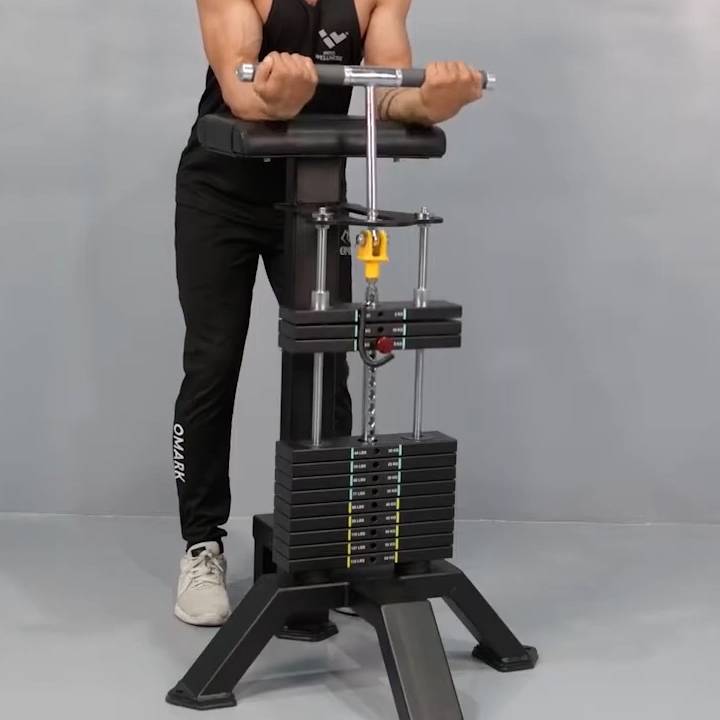 Wrist Curl (Machine), end position